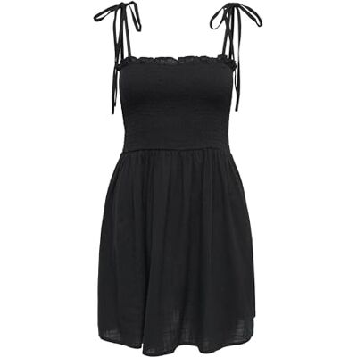 ONLY Onltizana Strap Smock Short Dress WVN ONLY Onltizana Strap Smock Short Dress WVN
