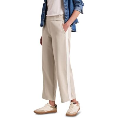 Street One Wide Leg Hose mit Gallonstreifen Clay Sand 40 Street One Wide Leg Hose mit Gallonstreifen Clay Sand 40