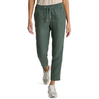 Cecil Slim Leg Hose im Causal Fit aus Leinen just Khaki M Cecil Slim Leg Hose im Causal Fit aus Leinen just Khaki M