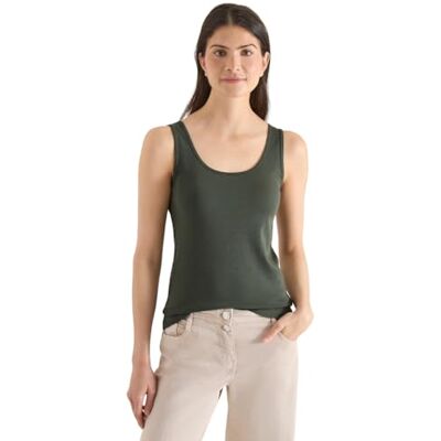 Cecil Basic Top aus Reiner Baumwolle Khaki XS Cecil Basic Top aus Reiner Baumwolle Khaki XS