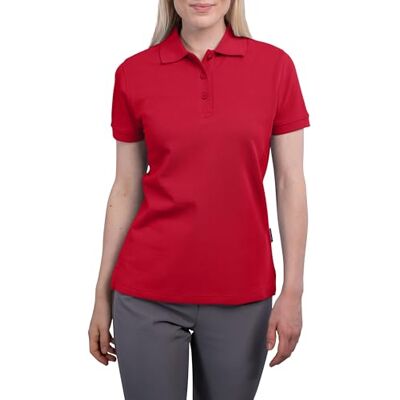 HRM Damen Heavy Polo, rot, Gr. 4XL I Premium Polo-Shirt Damen aus 100% Baumwolle I Basic Polohemd bis 60°C waschbar I Hochwertige & nachhaltige Damen-Oberteile I Workwear HRM Damen Heavy Polo, rot, Gr. 4XL I Premium Polo-Shirt Damen aus 100% Baumwolle I Basic Polohemd bis 60°C waschbar I Hochwertige & nachhaltige Damen-Oberteile I Workwear