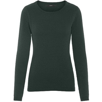 VERO MODA VMCARE Structure LS O-Neck Blouse GANOOS VERO MODA VMCARE Structure LS O-Neck Blouse GANOOS