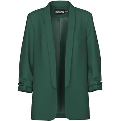 PIECES Damen Pcboss Noos 3/4 Blazer, Trekking Green,M PIECES Damen Pcboss Noos 3/4 Blazer, Trekking Green,M