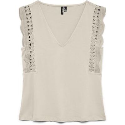 VERO MODA Vmgabby Sl V-Neck Top JRS Ga VERO MODA Vmgabby Sl V-Neck Top JRS Ga