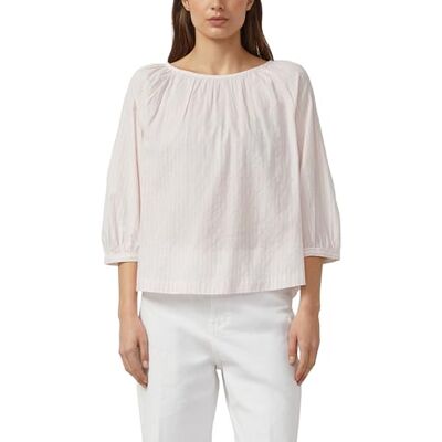 s.Oliver Bluse aus Baumwoll-Viskosemix mit Raffung s.Oliver Bluse aus Baumwoll-Viskosemix mit Raffung
