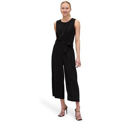 Betty & Co Damen Jumpsuit ohne Arm 36, Schwarz Betty & Co Damen Jumpsuit ohne Arm 36, Schwarz