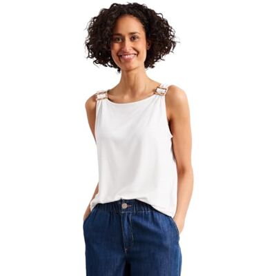 Street One Top mit Rundhals und Schulterdetail Street One Top mit Rundhals und Schulterdetail