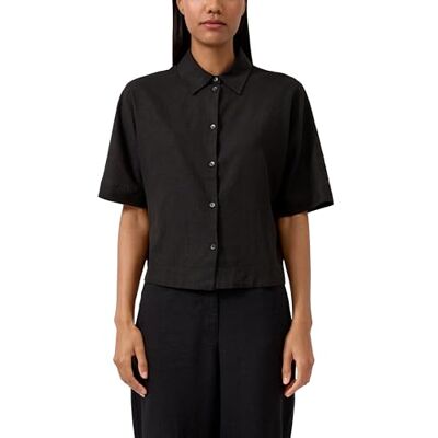 s.Oliver Kurzarm-Bluse aus Leinenmix s.Oliver Kurzarm-Bluse aus Leinenmix