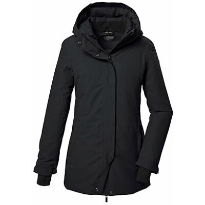 Killtec Damen Funktionsparka/Parka mit Kapuze KOW 93 WMN PKR, schwarz, 40, 41817-000 Killtec Damen Funktionsparka/Parka mit Kapuze KOW 93 WMN PKR, schwarz, 40, 41817-000