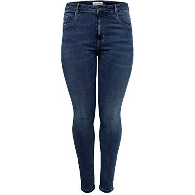 ONLY Carmakoma Damen Caraugusta Hw Sk Dnm Mbd Noos Jeans, Medium Blue Denim, 42W 34L EU ONLY Carmakoma Damen Caraugusta Hw Sk Dnm Mbd Noos Jeans, Medium Blue Denim, 42W 34L EU