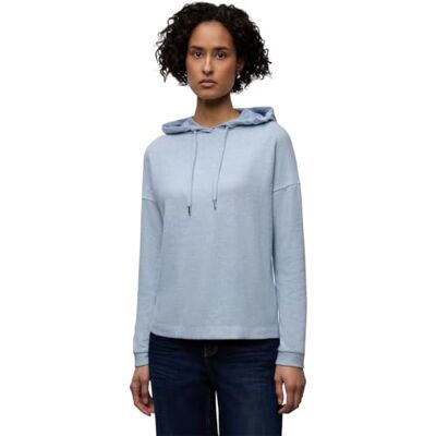 Street One Damen Melange Hoodie Shirt Street One Damen Melange Hoodie Shirt
