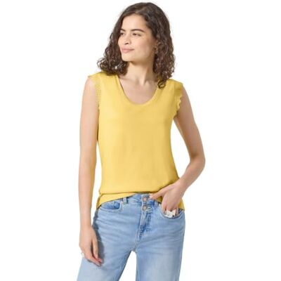 Street One Studio Top mit V-Neck und Rüschen snap Yellow 44 Street One Studio Top mit V-Neck und Rüschen snap Yellow 44