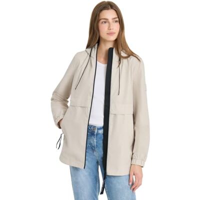 Cecil Jacke in A-Linie dust beige XXL Cecil Jacke in A-Linie dust beige XXL