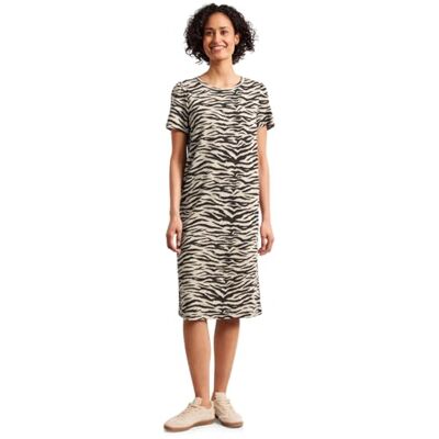 Street One Knielanges Kleid mit Zebra-Print Street One Knielanges Kleid mit Zebra-Print