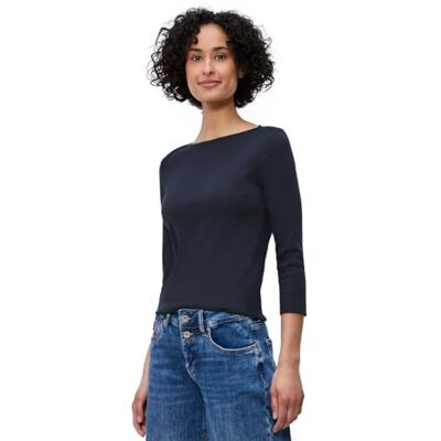 Street One Basic Shirt in Rippstruktur Street One Basic Shirt in Rippstruktur