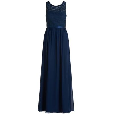 Vera Mont Damen Cocktailkleid mit Spitze 36, Festival Blue Vera Mont Damen Cocktailkleid mit Spitze 36, Festival Blue