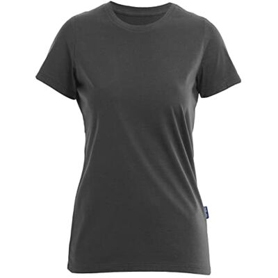 HRM Damen Luxury Roundneck Tee, Darkgrey, Gr. L I Premium T-Shirt Damen Rundhalsausschnitt aus 100% Bio-Baumwolle I Basic Shirt Damen bis 60°C waschbar I Hochwertige & nachhaltige Damen-Oberteile HRM Damen Luxury Roundneck Tee, Darkgrey, Gr. L I Premium T-Shirt Damen Rundhalsausschnitt aus 100% Bio-Baumwolle I Basic Shirt Damen bis 60°C waschbar I Hochwertige & nachhaltige Damen-Oberteile