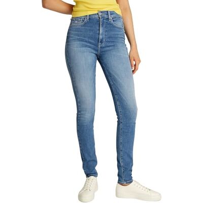 Tommy Jeans Damen Sylvia HGH Skn Bi1239 Dw0dw20028 Skinny, Denim (Denim Medium), 27W / 32L EU Tommy Jeans Damen Sylvia HGH Skn Bi1239 Dw0dw20028 Skinny, Denim (Denim Medium), 27W / 32L EU