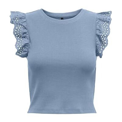 ONLY Onlmathilda S/L Lace Detail Top JRS Noos ONLY Onlmathilda S/L Lace Detail Top JRS Noos
