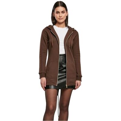 Urban Classics Damen Sweat Parka – Langer Zip Hoodie mit Kapuze und Kängurutasche aus Baumwolle Mix für Freizeit Alltag und gemütliche Übergangslooks Urban Classics Damen Sweat Parka – Langer Zip Hoodie mit Kapuze und Kängurutasche aus Baumwolle Mix für Freizeit Alltag und gemütliche Übergangslooks