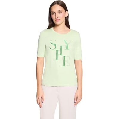 Betty Barclay Damen Basic Shirt Kurzarm 44, Foam Green Betty Barclay Damen Basic Shirt Kurzarm 44, Foam Green