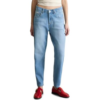 Marc O' Polo Marc OߴPolo Denim Damen Jeanshose mit Stretch-Anteil Boyfriend Fit, Blau (Bright Blue Multi 03), W33/L32 Marc O' Polo Marc OߴPolo Denim Damen Jeanshose mit Stretch-Anteil Boyfriend Fit, Blau (Bright Blue Multi 03), W33/L32