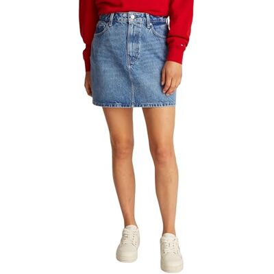 Tommy Hilfiger Damen Jeansrock Mini Ali Kurz, Blau (Ali), 36 Tommy Hilfiger Damen Jeansrock Mini Ali Kurz, Blau (Ali), 36