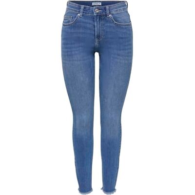 ONLY Onllace Mid Waist Sk ANK Rw DNM Box ONLY Onllace Mid Waist Sk ANK Rw DNM Box