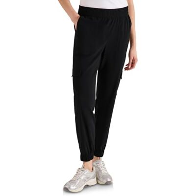 Cecil Mid Waist Slim Leg Hose im Cargo-Look Black L Cecil Mid Waist Slim Leg Hose im Cargo-Look Black L