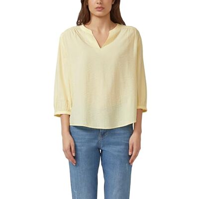 s.Oliver Bluse aus Seersucker mit Raffungen s.Oliver Bluse aus Seersucker mit Raffungen