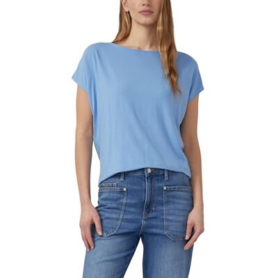 s.Oliver Fließendes Jersey-Shirt mit überschnittenen Schultern s.Oliver Fließendes Jersey-Shirt mit überschnittenen Schultern