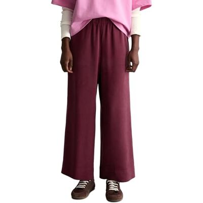 Marc O' Polo Marc OߴPolo Denim Damen Stoffhose mit elastischem Bund bequem, Rot (Merlot Red), M Marc O' Polo Marc OߴPolo Denim Damen Stoffhose mit elastischem Bund bequem, Rot (Merlot Red), M
