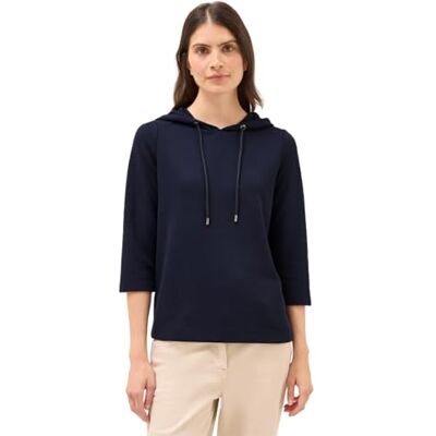Cecil Hoodie Shirt in Rippstruktur Cecil Hoodie Shirt in Rippstruktur