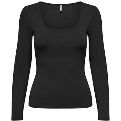 ONLY Onlea L/S 2-Way Deep Neck Top JRS Noos ONLY Onlea L/S 2-Way Deep Neck Top JRS Noos