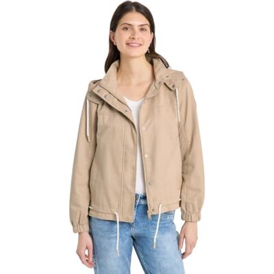 Cecil Jacke mit Kapuze und Tunnelzug crispy camel XS Cecil Jacke mit Kapuze und Tunnelzug crispy camel XS