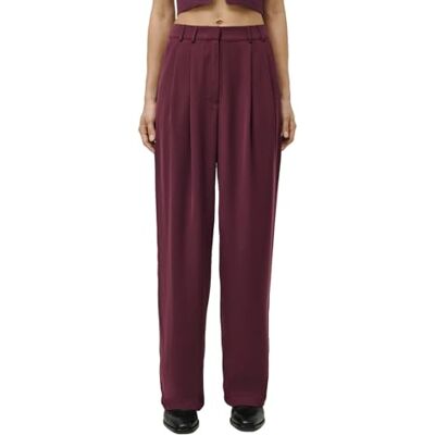 LeGer by Lena Gercke LeGer Kora Hose Stoffhose Damen mit Bundfalten lockere Passform Anzughose mit Satin-Finish Mode für Damen by Lena Gercke Gr. 34-44 LeGer by Lena Gercke LeGer Kora Hose Stoffhose Damen mit Bundfalten lockere Passform Anzughose mit Satin-Finish Mode für Damen by Lena Gercke Gr. 34-44