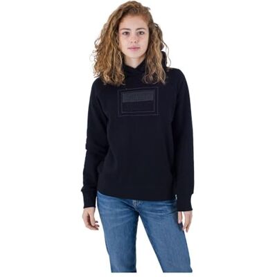 Hurley Damen DWR Wide Hood Fleece Hoodie, Black, M Hurley Damen DWR Wide Hood Fleece Hoodie, Black, M