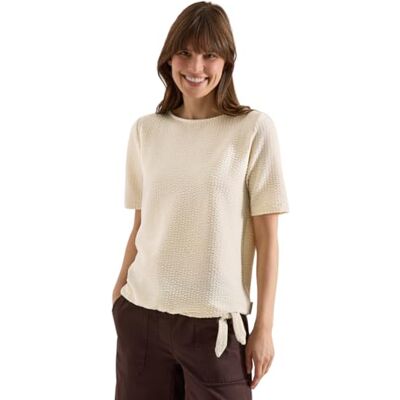 Cecil T-Shirt in Seersucker-Qualität Cecil T-Shirt in Seersucker-Qualität