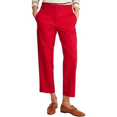 Tommy Hilfiger Damen Chino Hose Slim Fit, Mehrfarbig (Medium Red), 32 Tommy Hilfiger Damen Chino Hose Slim Fit, Mehrfarbig (Medium Red), 32