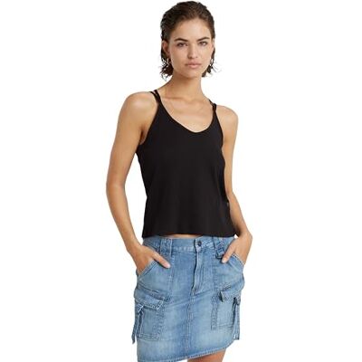 G-STAR RAW Women's Tops Spaghetti Strap Tank top wmn, Schwarz (dk Black D24518-5268-6484), M G-STAR RAW Women's Tops Spaghetti Strap Tank top wmn, Schwarz (dk Black D24518-5268-6484), M