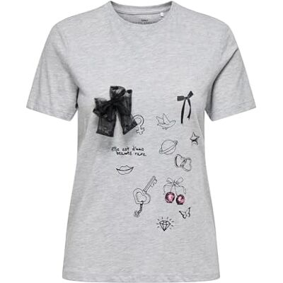 ONLY Onlnita Life Reg S/S Bow Top Box JRS ONLY Onlnita Life Reg S/S Bow Top Box JRS
