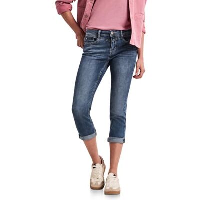 Street One 7/8 Slim Leg Jeans im Casual Fit Authentic Dark Blue wash 28 Street One 7/8 Slim Leg Jeans im Casual Fit Authentic Dark Blue wash 28