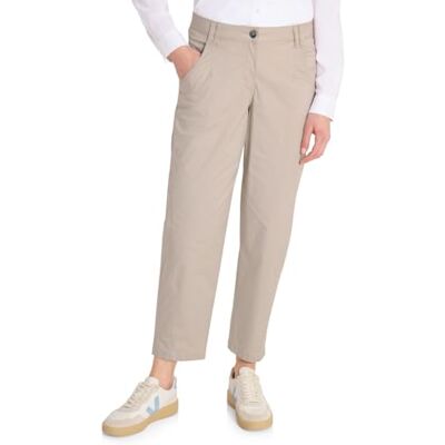 Cecil Mid Waist Barrel Leg Hose im Casual Fit Grain beige 27 Cecil Mid Waist Barrel Leg Hose im Casual Fit Grain beige 27