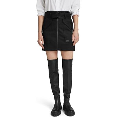 G-STAR RAW Damen Mini Cargo Rock, Schwarz (dk Black D24432-C105-6484), 23 G-STAR RAW Damen Mini Cargo Rock, Schwarz (dk Black D24432-C105-6484), 23