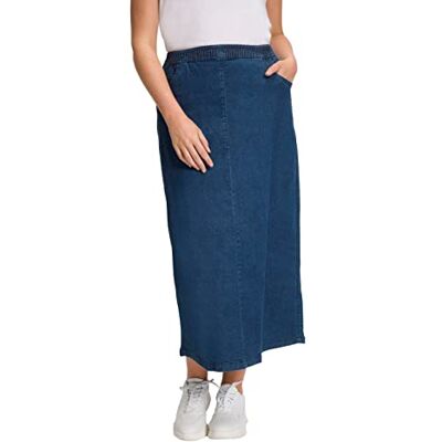 Ulla Popken Langer Denim Rock Ulla Popken Langer Denim Rock