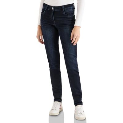 Cecil Casual Fit Jeans Dark Blue Black Washed 36 Cecil Casual Fit Jeans Dark Blue Black Washed 36