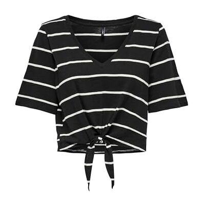 ONLY Onlsummer S/S V-Neck Knot Top JRS ONLY Onlsummer S/S V-Neck Knot Top JRS