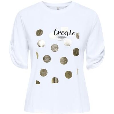 ONLY Onlfree Life S/S Create Top Box JRS ONLY Onlfree Life S/S Create Top Box JRS
