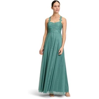 Vera Mont Damen Abiballkleid mit Spitze 34, Bright Eucalyptus Vera Mont Damen Abiballkleid mit Spitze 34, Bright Eucalyptus
