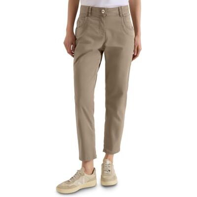 Cecil Mid Waist Slim Leg Hose im Casual Fit Smoky Taupe 30 Cecil Mid Waist Slim Leg Hose im Casual Fit Smoky Taupe 30